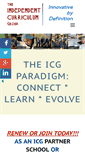Mobile Screenshot of independentcurriculum.org
